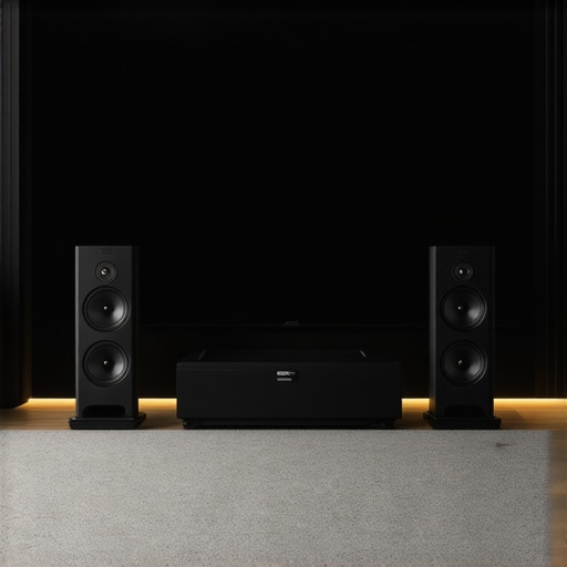 Two subwoofers in a home theater setup to improve bass distribution