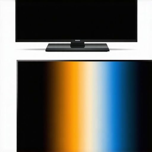 Comparison of TV sharpness settings showing artificial edge enhancement versus natural film texture.
