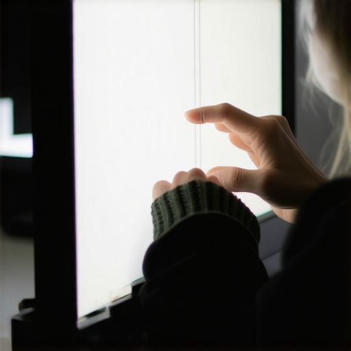 Applying pressure to a monitor bezel to fix vertical lines