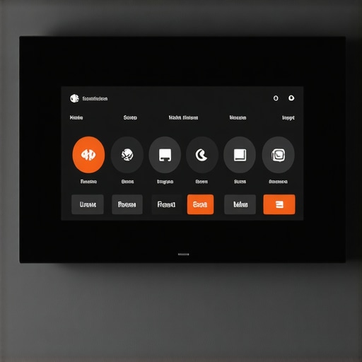 Using an old tablet as a smart home theater remote An old tablet repurposed as a dedicated remote control for a home cinema system.