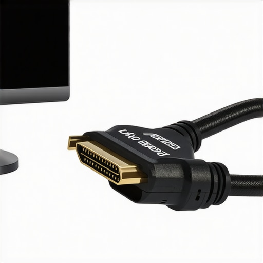 Verifying HDMI Cable Certification Label A certified Ultra High Speed HDMI cable being prepared for a 4K HDR stress test.